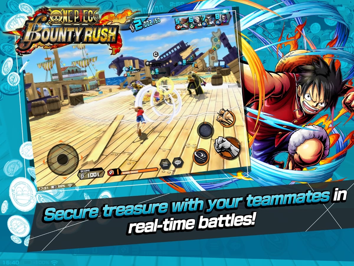 One Piece Bounty Rush  New mobile RPG based on beloved manga series