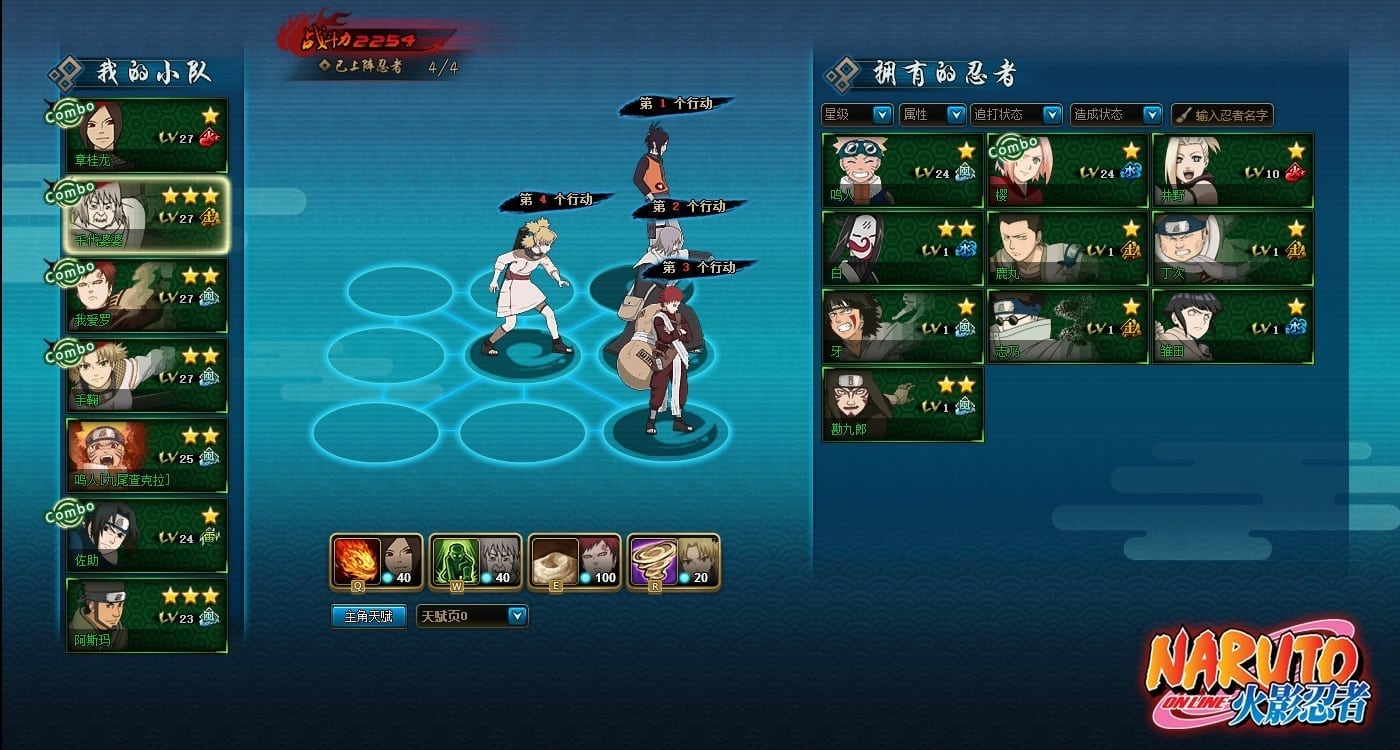 Naruto Online - Character formation