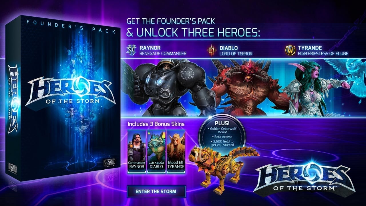 Heroes of the Storm Founder's Pack