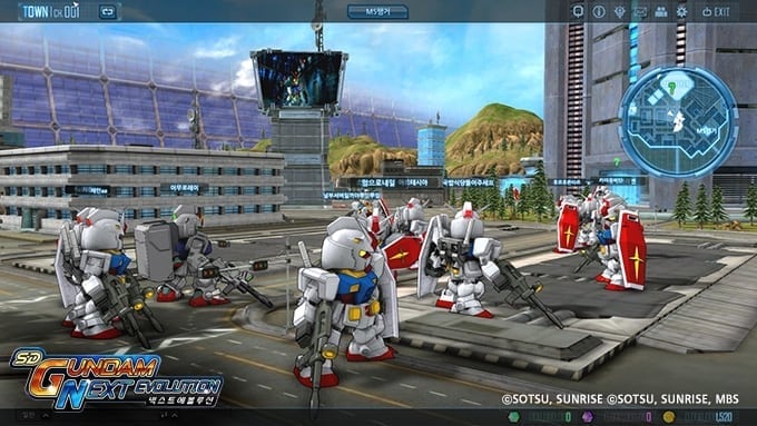 SD Gundam Next Generation screenshot 1
