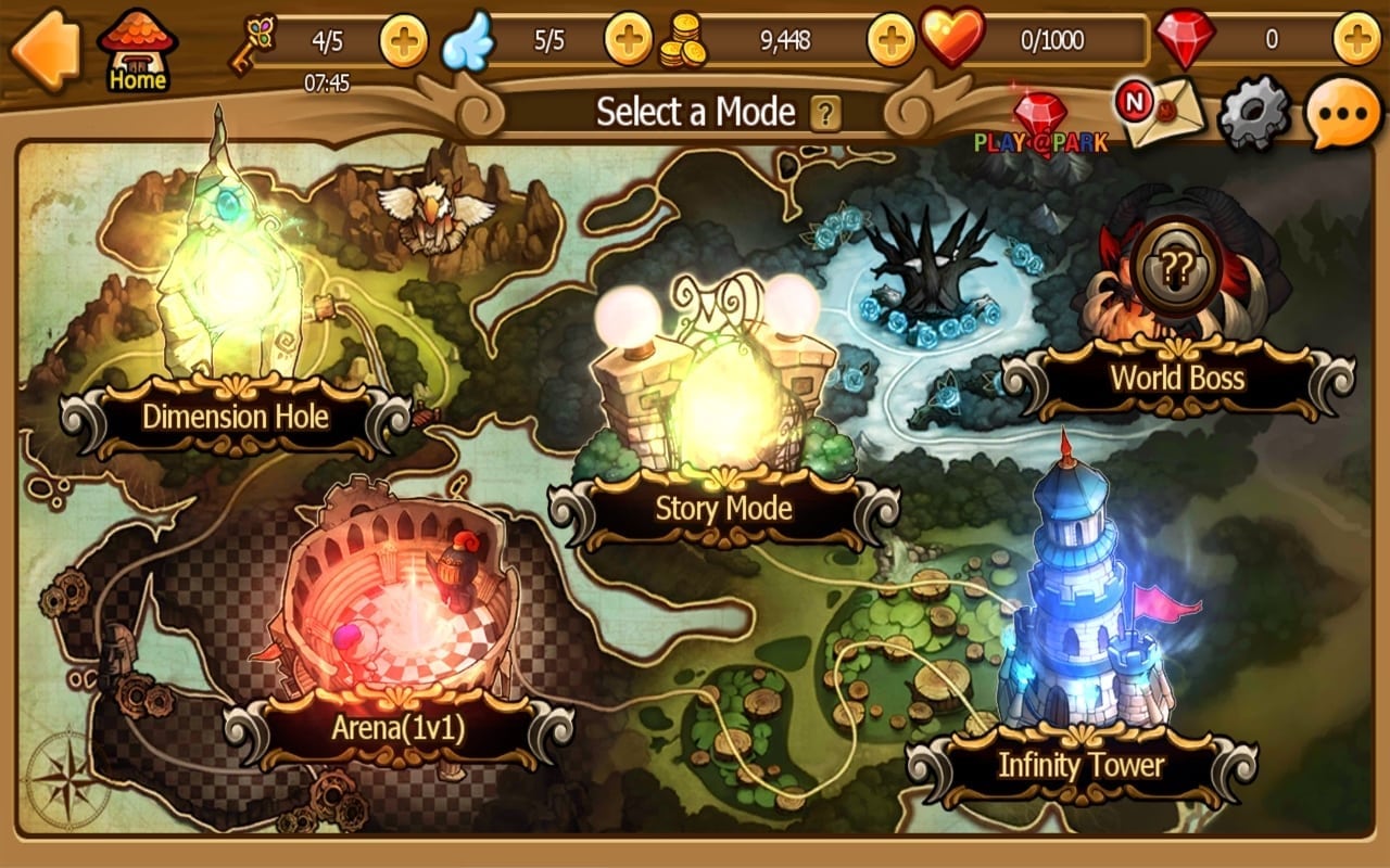 Heart Castle - Game modes