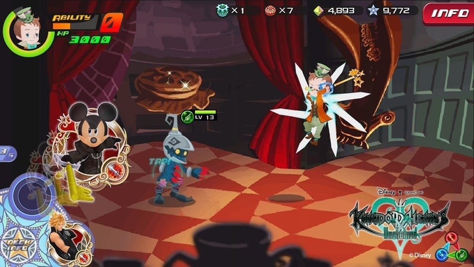 Kingdom Hearts Unchained χ screenshot 1