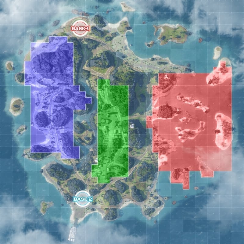 Armored Warfare - Lost Island map