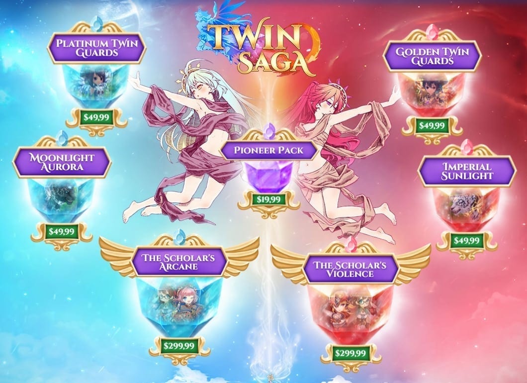 Twin Saga Founder Packs
