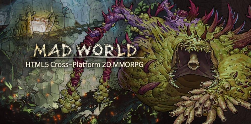 Mad World New Gameplay Video For HTML5 Cross platform MMORPG MMO 