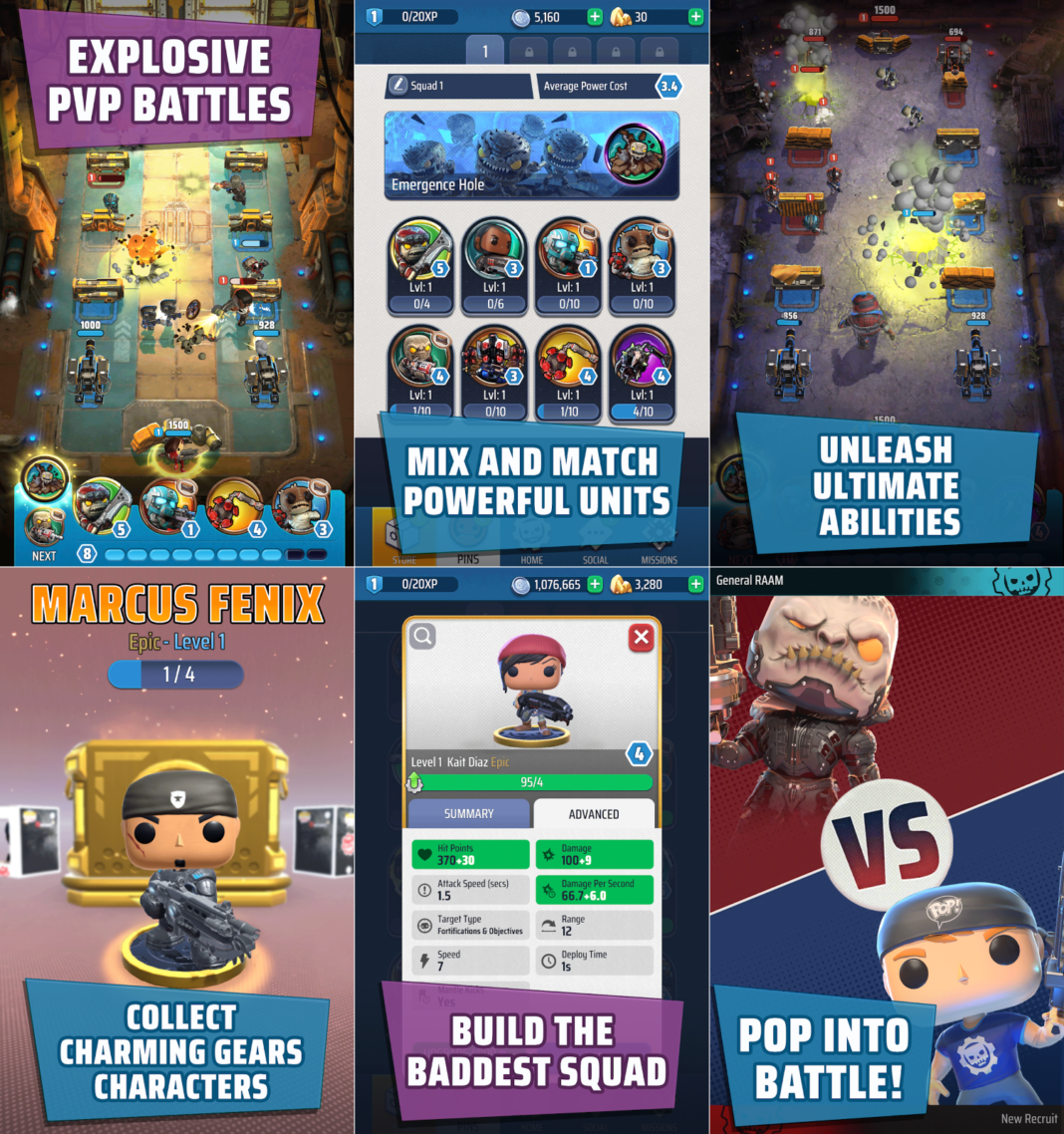 Gears POP! Microsoft reveals mobile game based on popular console IP