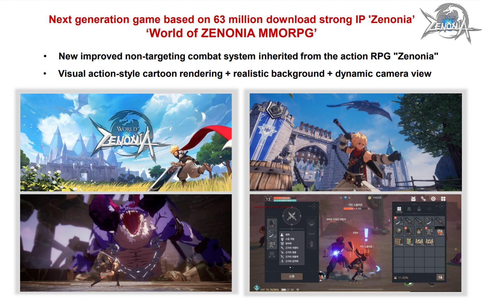 Zenonia Chronobreak MMORPG based on popular mobile RPG series gets