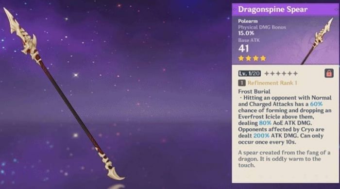 Dragonspine Spear