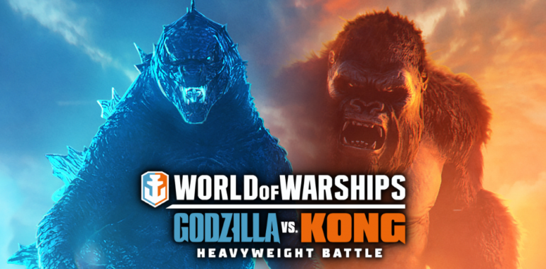 World of Warships - Collaboration event with Godzilla vs Kong movie ...